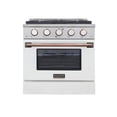 thumbnail image 5 of Pemberly Row 30" 4.2 cu .Dual Fuel Range Natural Gas in Rose Gold Handle, 5 of 11
