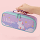 thumbnail image 4 of Lindo estuche para lápices, estuche para lápices, bolso multifunción portátil de capacidad media con compartimentos para niñas, niños y adolescentes, 4 of 5