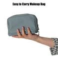 thumbnail image 6 of Unique Bargains Floral Makeup Bag Zipper Flower Cosmetic Pouch Gray, 6 of 7