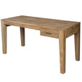 thumbnail image 5 of Recycled Teak Wood Java Writing Desk with Drawer for Home or Office, 5 of 5