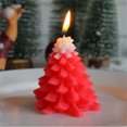 thumbnail image 1 of Fiudx Liquidación navideña Vela de árbol de Navidad, regalo de mano, vela aromática de cedro, decoración navideña, 1 of 4