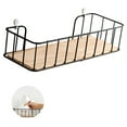 thumbnail image 4 of Wall Mounted Shelf Multifunctional Floating Shelves Stable Rustproof Kitchen Mounted Shelve for Bathroom Living Room Laundry, 4 of 10