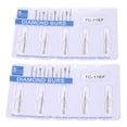 thumbnail image 2 of Dental Drill Bit,10pcs Dental Bur Bit High Speed Handpiece Bur Dental Bur Bit Precision Engineered, 2 of 7