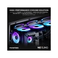 thumbnail image 6 of Phanteks Glacier One 420D30 X2 AIO Liquid CPU Cooler, Evolv X2 Aluminum Cap Design, 3x Performance D30-140 D-RGB Fans, for Intel LGA 1851, 1700, 1200, 115x and AMD AM4/AM5 sockets, Black, 6 of 6