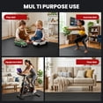 thumbnail image 3 of THAILE Extra Large Exercise Mat 8'x6', 1/3 Inch Thick Non-Slip Workout Mat for Home Gym, High-Density Exercise Mats for Floor, Cardio, Yoga, MMA & Weights, 3 of 6
