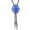 Blue, variant on Antique Oval Stone Jewelry Bolo Tie Western Vintage Faux Rope Necktie