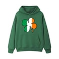 thumbnail image 4 of ShiShine St Patricks Day Sweatshirt for Women Hooded Long Sleeve Casual Pullover with Cute Print, 4 of 7