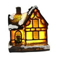 thumbnail image 1 of asddcavvf Christmas Decorations Light Up Cabin with Lights Dream European View Children's Christmas Decorations Christmas Keepsake Ornament Bulbs Christmas Decorations Mailbox Ornament, 1 of 4
