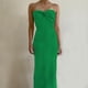 thumbnail image 3 of Txlixc Vestido de mujer de corte cruzado de color sólido Txlixc moda, 3 of 3
