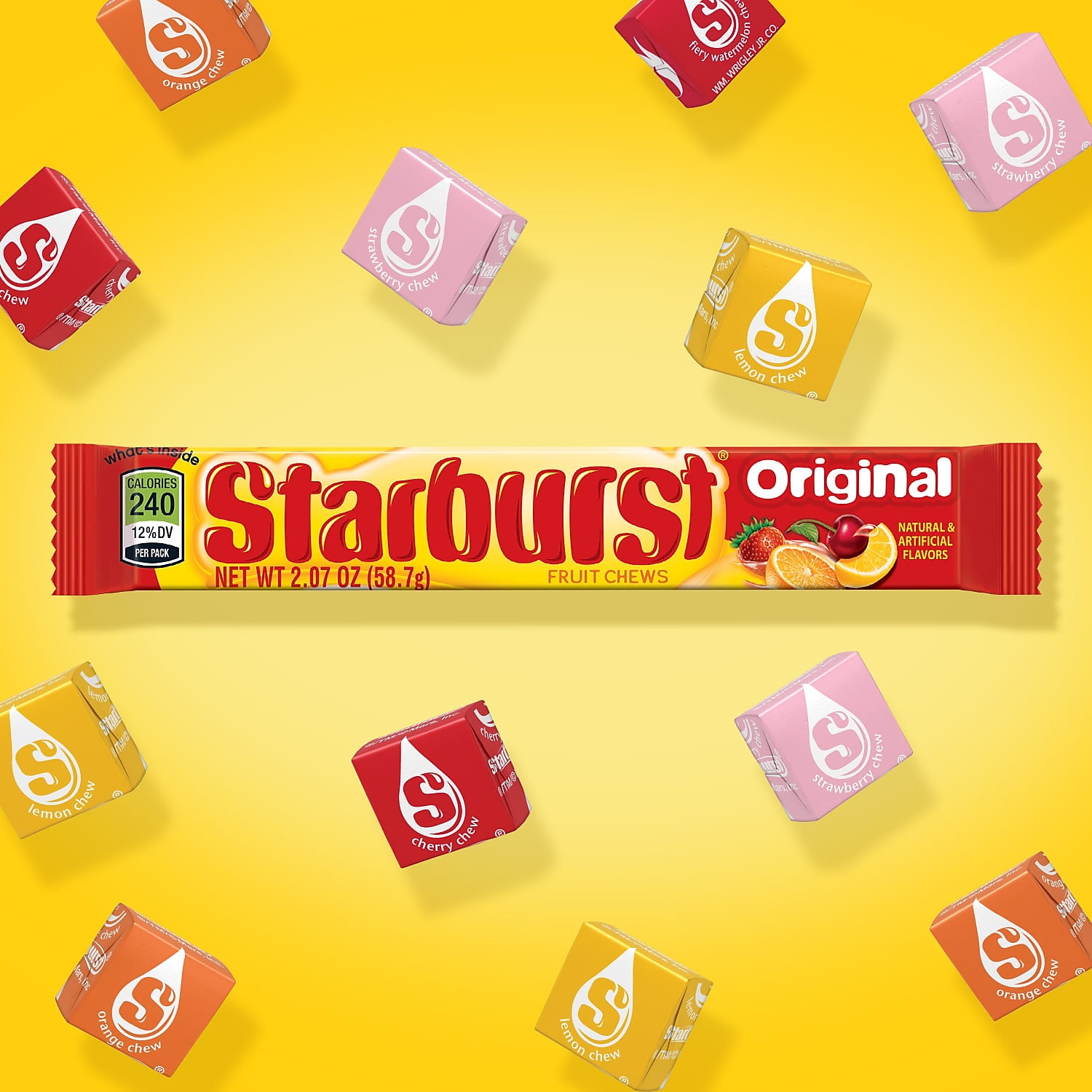 Starburst Original Chewy Candy Full Size Bulk Pack (2.07 oz., 36 ct.)