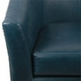 thumbnail image 6 of Ernest Bonded Leather Swivel Chair, Vintage Blue, 6 of 8