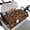 Brown, variant on Whosucclay Blue Rose Leopard Blanket Towel, Breathable Anti-Scratch Cover for Most 2-Seat Golf Carts Wear-Resistant Golf Cart Seat Protector, 52.36"x 32.28"