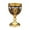 C, variant on Clearance Under 5$ Dienrx Tableware, Vintage Medieval Goblet Drinking Glass Party Supplies Handmade Novelty Engraving Metal Wine Cup Desktop Decoration, European Style High-End Metal Wine Cup F