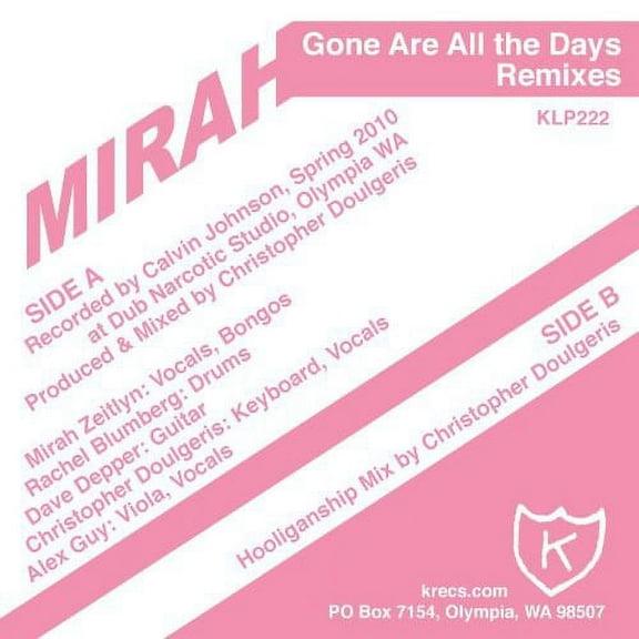 Mirah - Gone Are All The Days - Music & Performance - Vinyl