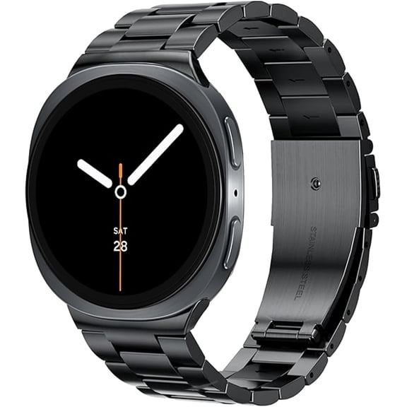 PINHEN Metal Band for Samsung Galaxy Watch 9/8 40mm/44mm/8 Classic 46mm | Stainless Steel, No Gap Design, Business & Casual Style, for Wrist 6.3"-9.25",Strap for Men Women, Not for Other Models