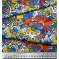 thumbnail image 3 of Soimoi Poly Georgette Fabric Flower Artistic Print Fabric by Yard 42 Inch Wide, 3 of 3