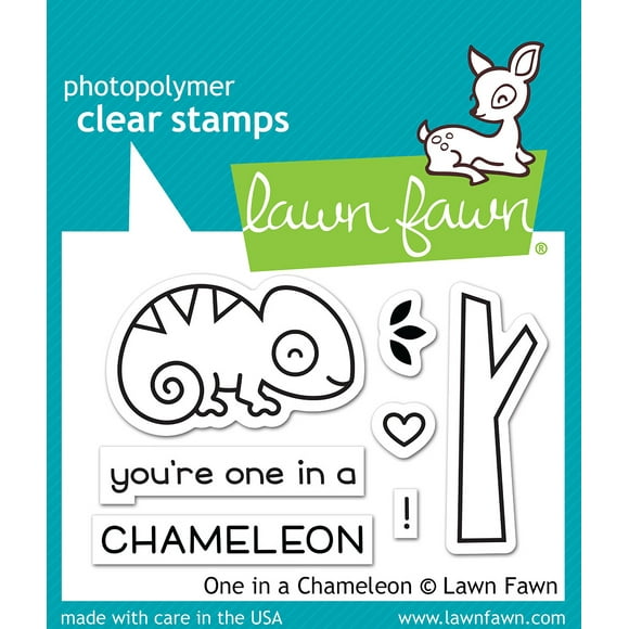 Lawn Fawn Tampons Transparents 3"X2"-One In A Cameleon