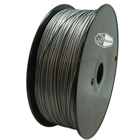 bison3D Filament for 3D Printing, 1.75mm, 1kg/roll, Silver