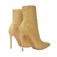 thumbnail image 2 of XY London Bottines à Talon Aiguille Extensible pour Femmes, 2 of 4