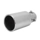 thumbnail image 1 of TKSE Tubo de Escape de Acero Inoxidable, Punta de Escape de Coche 60x89mm Espejo de Plata de Acero Inoxidable Pulido Redondo Universal para automóviles, 1 of 5