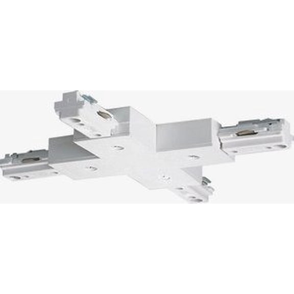 TP150-Nuvo Lighting-Accessory-X-Connector-1.25 Inches Wide by 0.5 Inches High   White Finish