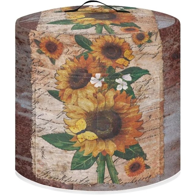 Air Fryer Cover Pressure Small Appliance Covers Insulated Pressure Cooker Appliance Cover for 3 Quart Pressure Cooker Air Fryer Rice Cooker Kitchen Appliance, Sunflowers-10