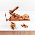 thumbnail image 3 of Wooden Yarn Winder & Tabletop Swift Combo, Jumbo Yarn Winder and Swift, Available in Antique Brown Wood, Beechwood and Multiwood, Combo Pack (Winder Antique Brown Wood), 3 of 5
