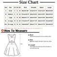 thumbnail image 3 of Wycnly Womens Dresses Loose Flowy Ruffle Swing Soft Cotton Linen Beach Mini Sun Dresses Casual Solid Round Neck Short Sleeve Short Summer Dress Black l Under $5, 3 of 6