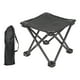 thumbnail image 1 of Taburete de campamento Taburete plegable portátil Silla pequeña Reposapiés Asiento Taburete plegable para acampar Taburete plegable para exterior Play Negro con bolso, 1 of 8