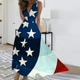 thumbnail image 1 of Qiopertar Robe d'Été Imprimée Décontractée Sans Manches Col en V pour Femmes en Solde Livraison Gratuite à Moins de 5$ jusqu'à 90 % de Réduction, 1 of 5