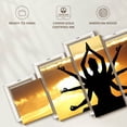thumbnail image 6 of Elephant Stock Goddess Kali Wall Art - Horizontal Multi Panel Canvas - 5 Pieceliving Room Wall Decor - Photography Religion And Spirituality Multi Panel - Orange And Black Decor - 68" x 30", 6 of 8