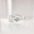 thumbnail image 4 of Hexagon White Topaz Ring, 925 Sterling Silver, Women Ring, Natural Topaz, November, Christmas, Thanksgiving, Tiny Dainty Ring, Marquise CZ Ring, Handmade, Statement Jewelry, Wedding, Anniversary Gift, 4 of 8