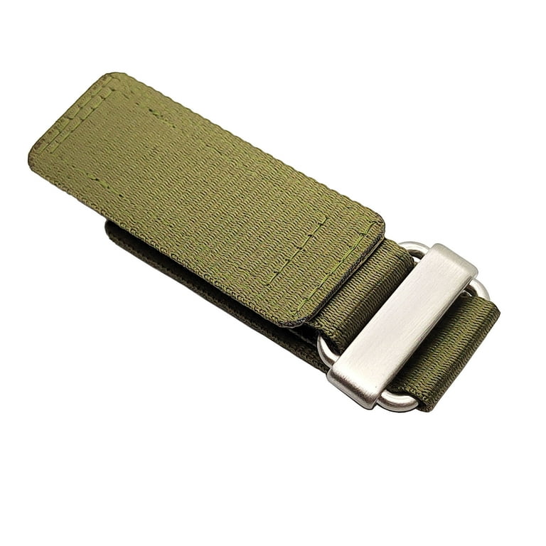 24mm Hook Loop Military Style band Adjustable Length Velcro Nylon watch Strap Compatible with Panerai Bell Ross watch Walmart