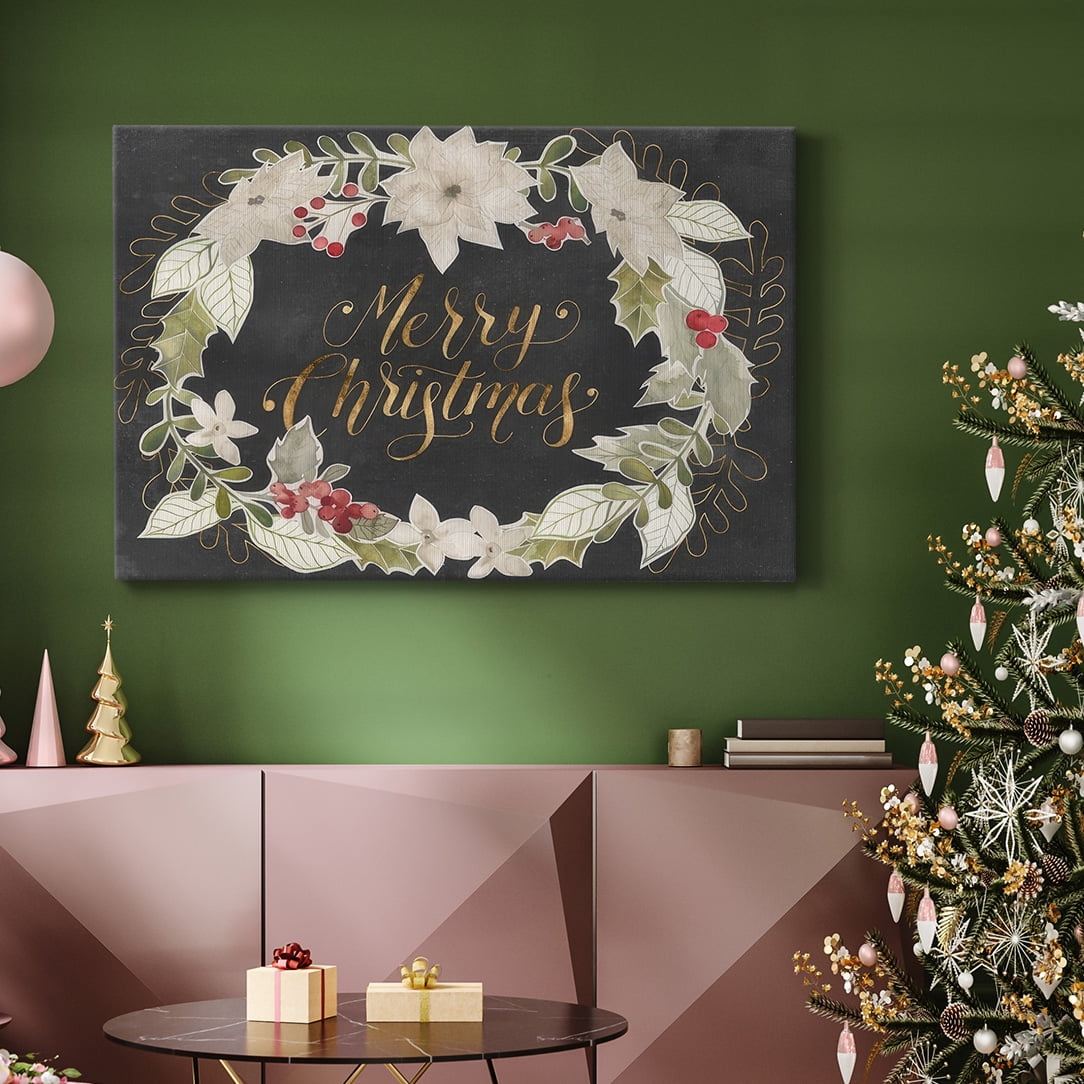 Gilded Christmas Collection A- Gallery Wrapped Canvas