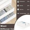 thumbnail image 3 of Black 6 Drawer Dresser for Bedroom, Wide Modern Chest of Drawers No Handles, Wood Storage Cabinet for Living Room, Hallway, Entryway, 3 of 14