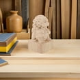 thumbnail image 1 of HEALEEP Beige Lion Design Wood Finials for Home Decorative Use Easy Installation Low Maintenance 2.5 in, 1 of 8