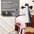 thumbnail image 3 of 1 Set Cello Violin Metal Bow Frog Violin Bow Parts Replacement Accessory with Screw, 3 of 9