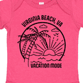 thumbnail image 4 of Inktastic Summer Vacation Mode Virginia Beach Virginia Boys or Girls Baby Bodysuit, 4 of 5