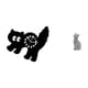 thumbnail image 1 of Reloj de pared,Reloj de pared decorativo para baño o dormitorio,Reloj de pared para gatos silencioso,sin tictac,ideal para regalar.,Figura de escritorio,Estatua de gato,linda decoración para, 1 of 8