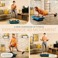 thumbnail image 4 of Lifepro Rumblex Pro 4D Vibration Plate Exercise Machine – Full Body Vibrating Plate for Weight Loss, Circulation, Recovery & Home Fitness Training - Blue, 4 of 8