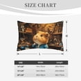 thumbnail image 5 of Haiem Pillowcase for Hair and Skin Queen - Scientist Guinea Pig Printed Soft Pillowcase with Envelope Closure-14"x20", 5 of 8