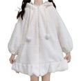 thumbnail image 3 of keepw Anime Hooded Jacket Wide Application Soft And Skin Friendly Fashionable And Cute white XL, 3 of 6