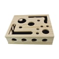 thumbnail image 1 of Caja de enriquecimiento con rompecabezas de arañazos, juguetes de rompecabezas, entrenamiento de inteligencia multiusos, suministros para mascotas,, 1 of 8