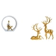 thumbnail image 1 of Figura De Niña, Estatua De Mujer, Centro De Mesa, Dormitorio, Regalo Para Lectores, Estantería, Escultura Abstracta De Estilo Rústico, Decoración Versátil, Estatuas De Ciervos En Pareja,, 1 of 8