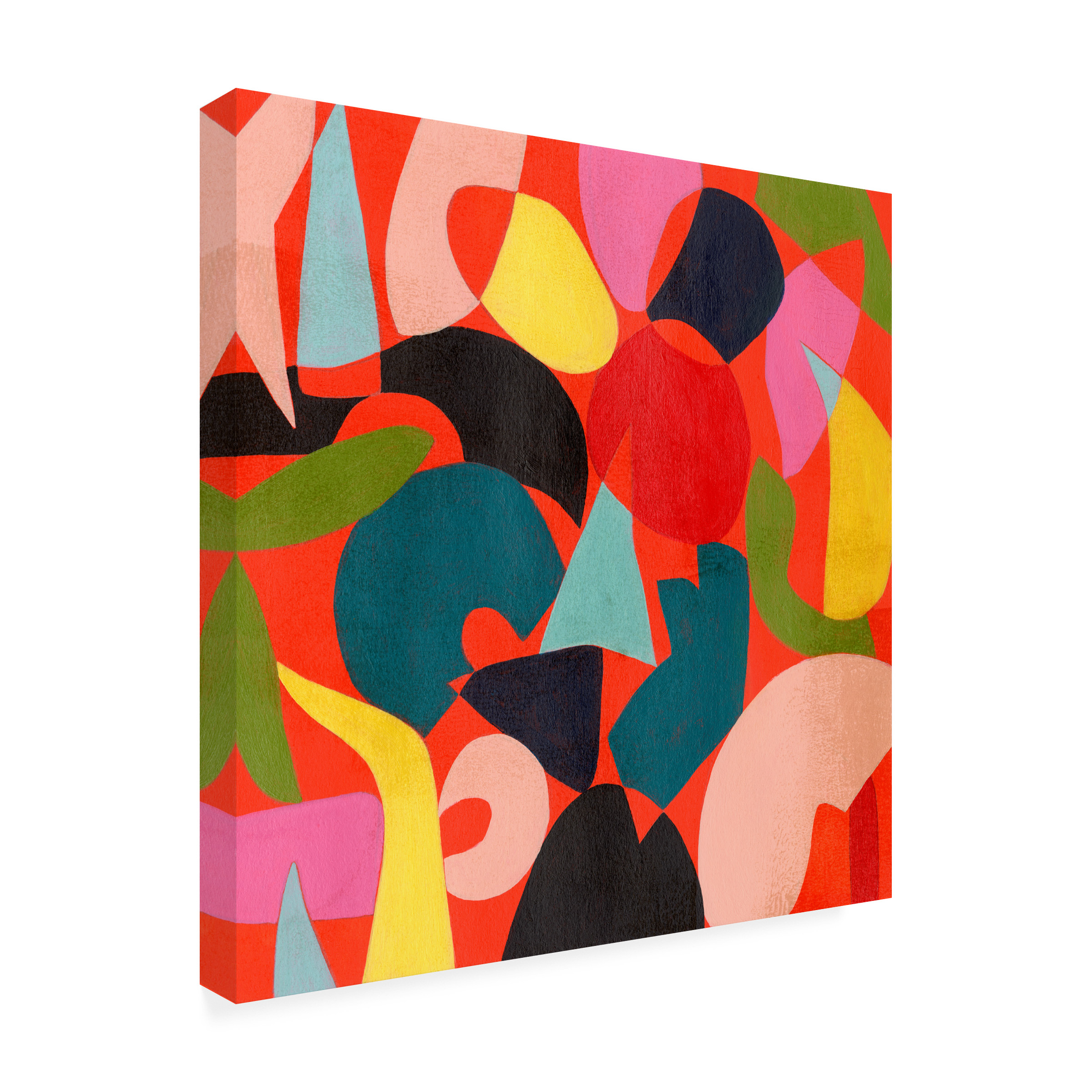 Grace Popp 'Tomato Prism II' Canvas Art