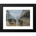 thumbnail image 2 of Jean Béraud 18x14 Black Modern Framed Museum Art Print Titled - The Accident; Porte Saint-Denis, 2 of 5