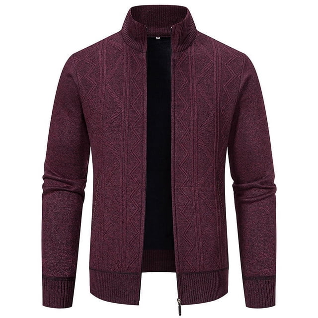 Birdeem Gentleman Long Sleeve Capless Solid Color Zipper Fashion Fallow Commuting Coat