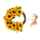 thumbnail image 3 of Guirnalda de flores artificiales Simulación Decoración floral Puerta Colgante Guirnalda de flores Ornamento de la oficina en casa, Girasol Scienceny HA8173-01B, 3 of 6