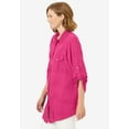 thumbnail image 3 of Woman Within Plus Size Cotton Gauze Bigshirt, 3 of 6