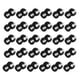 thumbnail image 4 of 30 Uds. Mini adorno de paisaje de resina decorativa realista de carbón negro en miniatura para casa de muñecas 1/12 1/6, 4 of 8